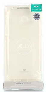 Silikonové pouzdro/obal Mercury Jelly Case Samsung A5 2017 průhledný