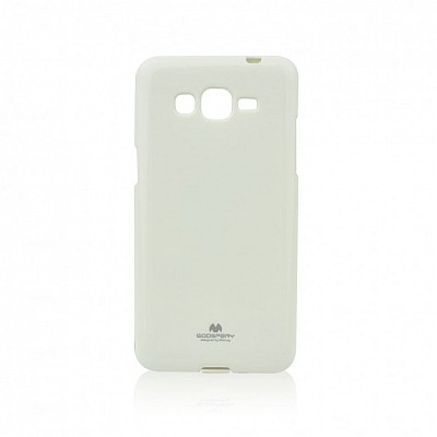 Pouzdro / obal Mercury Jelly Case bílé pro Samsung Core Prime