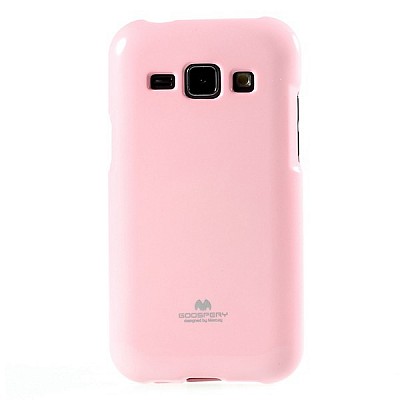 Pouzdro / obal Mercury Jelly Case Samsung J1 světlé růžové