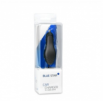 Nabíječka do auta Blue Star 1A microUSB černá