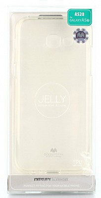 Silikonové pouzdro/obal Mercury Jelly Case Samsung A5 2017 průhledný