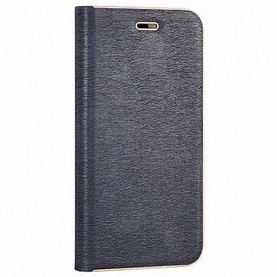 Kvalitní knížkový kryt / obal -vennus pocket - pro Samsung galaxy S7 Edge modrý