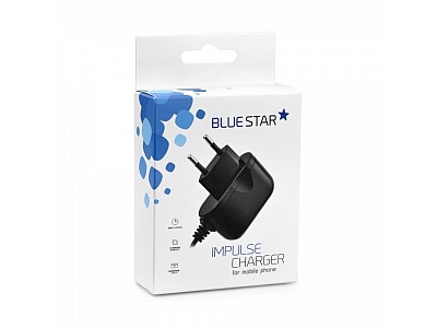 Síťová nabíječka BlueStar microUSB 1A černá  + kabel