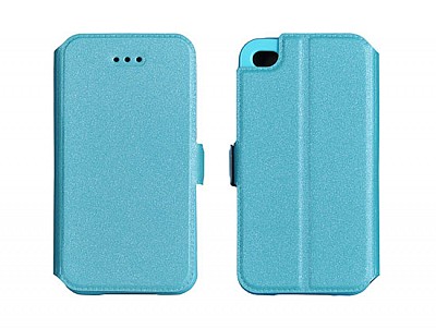 Pouzdro / obal BOOK POCKET pro iPhone 5/5s - modré