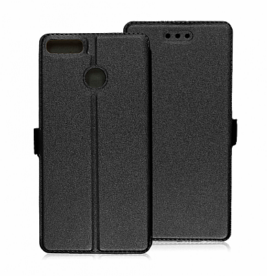 Kvalitní knížkový kryt / obal - Book Pocket - pro Huawei Y5 2018 černý
