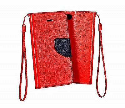 Pouzdro / obal Fancy Diary pro iPhone X červené