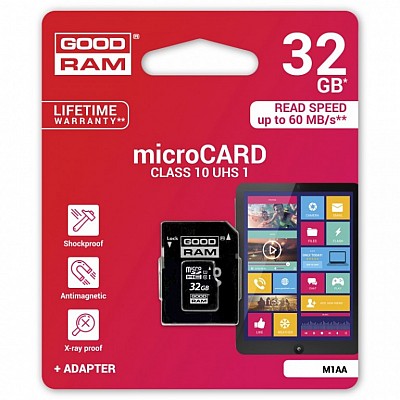 Paměťová karta GOODRAM 32GB Class 10