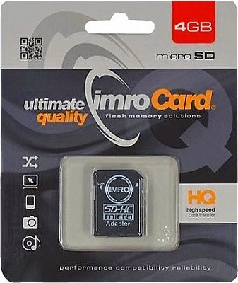 Pamětová karta Imro Micro SDHC 4 Gb