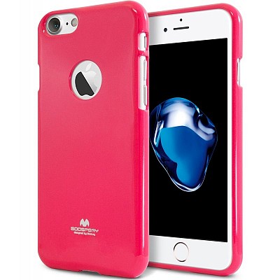 Pouzdro / obal Mercury Jelly Case Apple iPhone 7 růžové