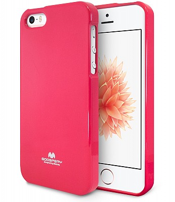 Pouzdro / obal Mercury Jelly Case pro iPhone 5 / 5S / SE růžové
