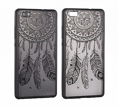 Zadní silikonový kryt/obal Lace case design 3 pro Huawei Mate 10 Lite černý