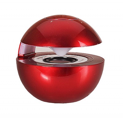 Reproduktor LED BALL multimedialní bluetooth - červený