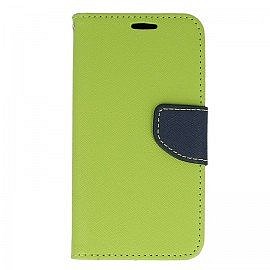 Kvalitní knížkový obal - Fancy Pocket - pro Huawei P20 Lite limetkový