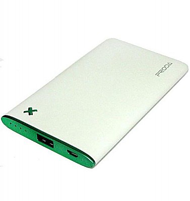 Powerbanka Proda THIN RPP-10 5000 mAh bílo-zelená