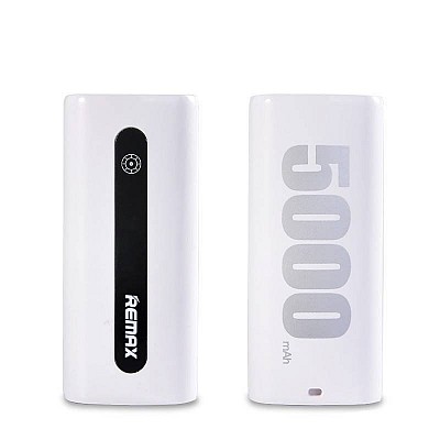 Remax E5 PowerBank 5000mAh bílá