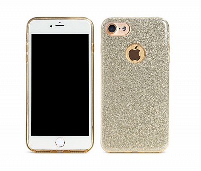 Pevné gumové pouzdro/obal Remax Glitter case pro Samsung Galaxy S8 zlatý