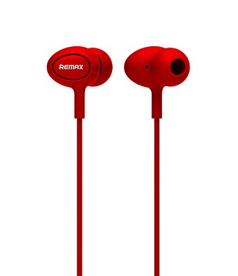 Originální špuntové sluchátka REMAX RM-515 červené