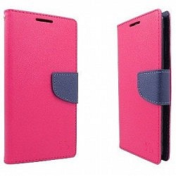 Kvalitní knížkový obal - Fancy Pocket - pro Huawei P20 Lite růžový