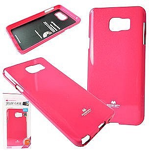 Pouzdro / obal Mercury Jelly Case pro Samsung Note 5 růžový