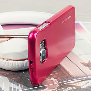 Silikonové pouzdro / obal i-Jelly Case Metal pro Samsung J3 2017 růžové