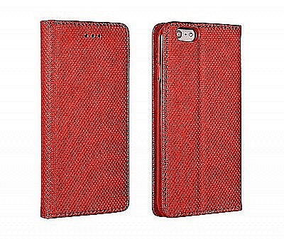 Pouzdro / obal Smart Magnet Book Huawei P8 Lite (2017) červené