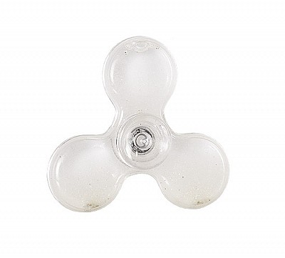 Fidget Spinner - VODA - 3 ramenný - bílý