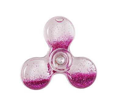 Fidget Spinner - VODA - 3 ramenný - růžový