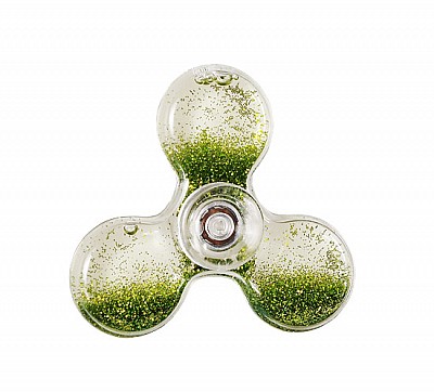 Fidget Spinner - VODA - 3 ramenný - zelený