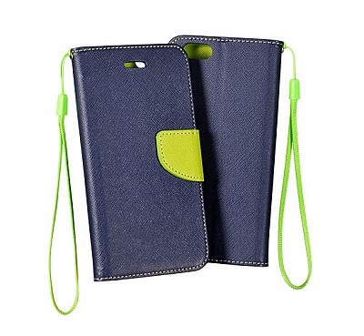 Pouzdro / obal Fancy Diary iPhone 5 / 5s / SE tm.modré
