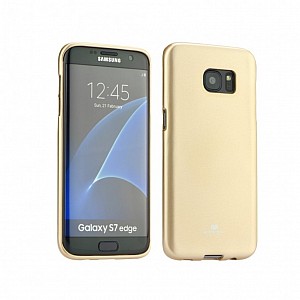 Pouzdro / obal Mercury Jelly Case Samsung S7 Edge zlaté