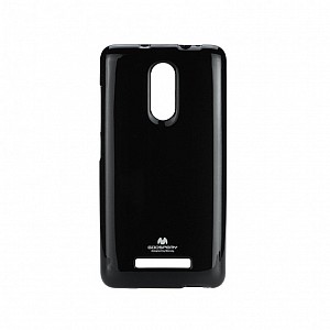 Pouzdro / obal Mercury Jelly Case černé Xiaomi Redmi Note 3