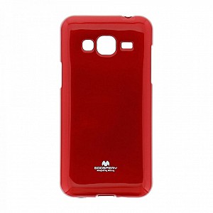 Silikonové pouzdro / obal Mercury Jelly Case Samsung J3 2016 červené
