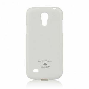 Pouzdro / obla Mercury Jelly Case bílé pro Samsung S4 Mini