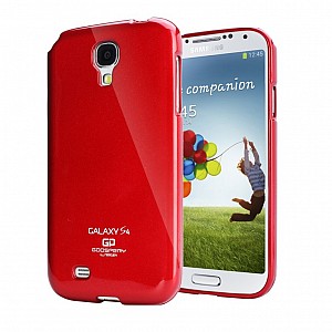 Pouzdro / obal Mercury Jelly Case červené pro Samsung S4 Mini