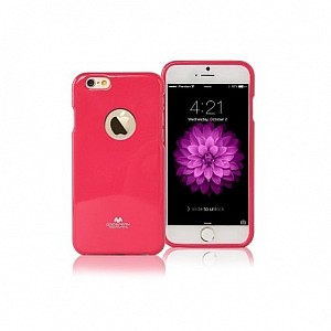 Pouzdro / obal Mercury Jelly Case pro Apple iPhone 6 / 6S růžové