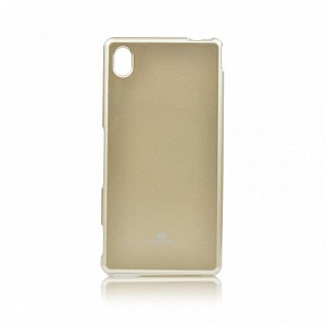Pouzdro / obal Mercury Jelly Case zlaté pro Sony Xperia Z5