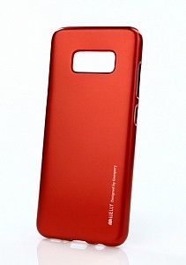 Pouzdro / obal Mercury iJelly Metal Samsung S8 červený