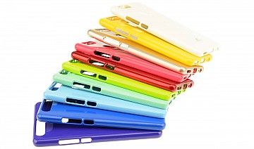 Pouzdro / obal Mercury Jelly Case iPhone 7 Plus modrý