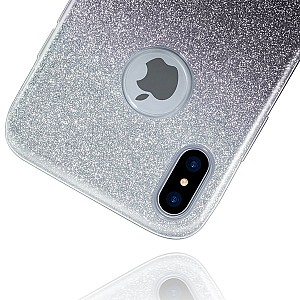 Gumové pouzdro/ obal Bling Back case pro Samsung A6 (2018) třpytivé černé