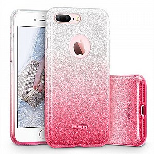 Silikonové pouzdro / obal Bling Back case Samsung J5 2017 třpytivé růžové
