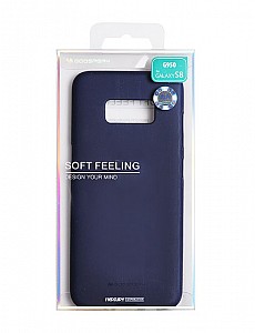 Gelový oba/pouzdrol Mercury Soft Feeling Case Huawei P9 lite mini tmavě modrý