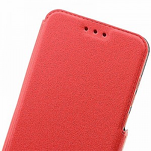 Kvalitní knížkový kryt / obal - Book Pocket - pro LG K4 (2017) červený