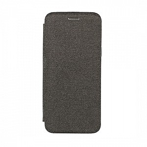 ﻿Kvalitní knížkový obal - Vennus Cotton - Samsung Galaxy J6 2018 černý