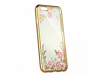 Silikonový kryt/pouzdro Forcell DIAMOND Xiaomi Redmi 4X zlatý