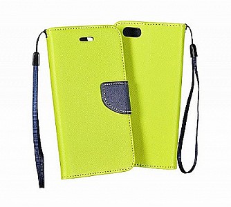 Pouzdro / obal Fancy Diary Samsung J7 (2017) limetkový