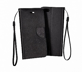 Kvalitní knížkový kryt /obal - Fancy Pocket Samsung Galaxy S9 černý