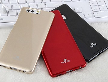 Pouzdro / obal Mercury Jelly Case Huawei P10 červené