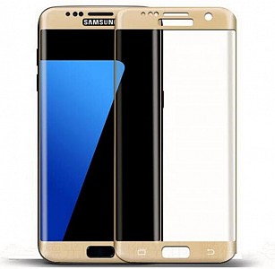 Tvrzené sklo 3D Full Face pro Samsung S7 Edge zlaté