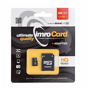 Pamětová karta Imro Micro SDHC 16 Gb