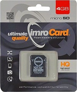 Pamětová karta Imro Micro SDHC 4 Gb